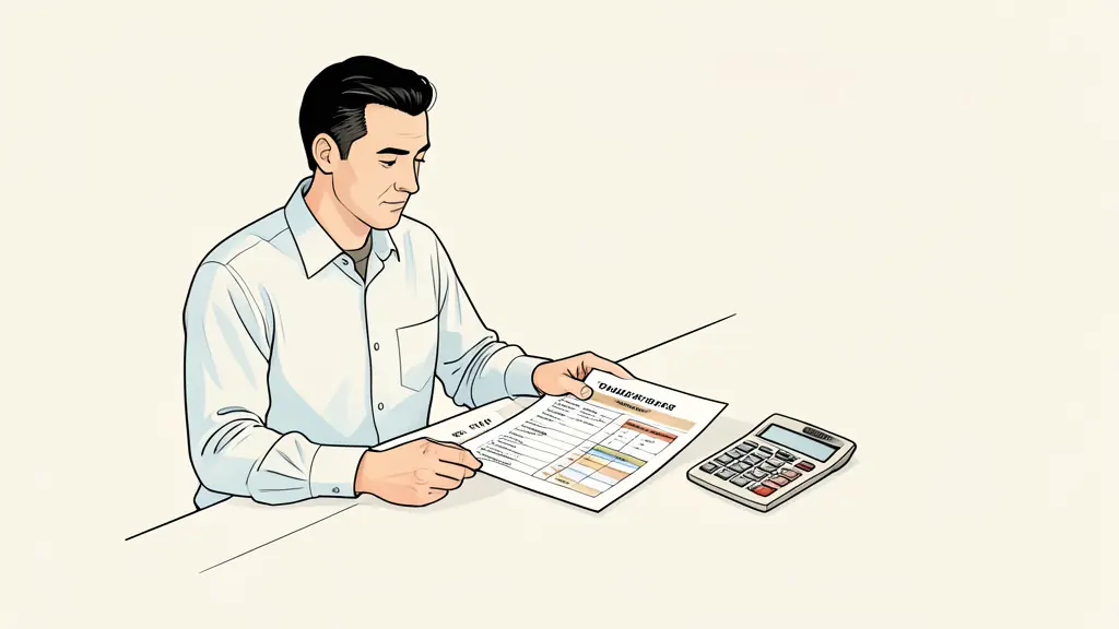 Trader comparing two challenge rule sheets beside a calculator and risk journal, with drawdown columns highlighted, no text or logos